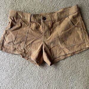 Birdwell Women's Brown Corduroy Shorts
